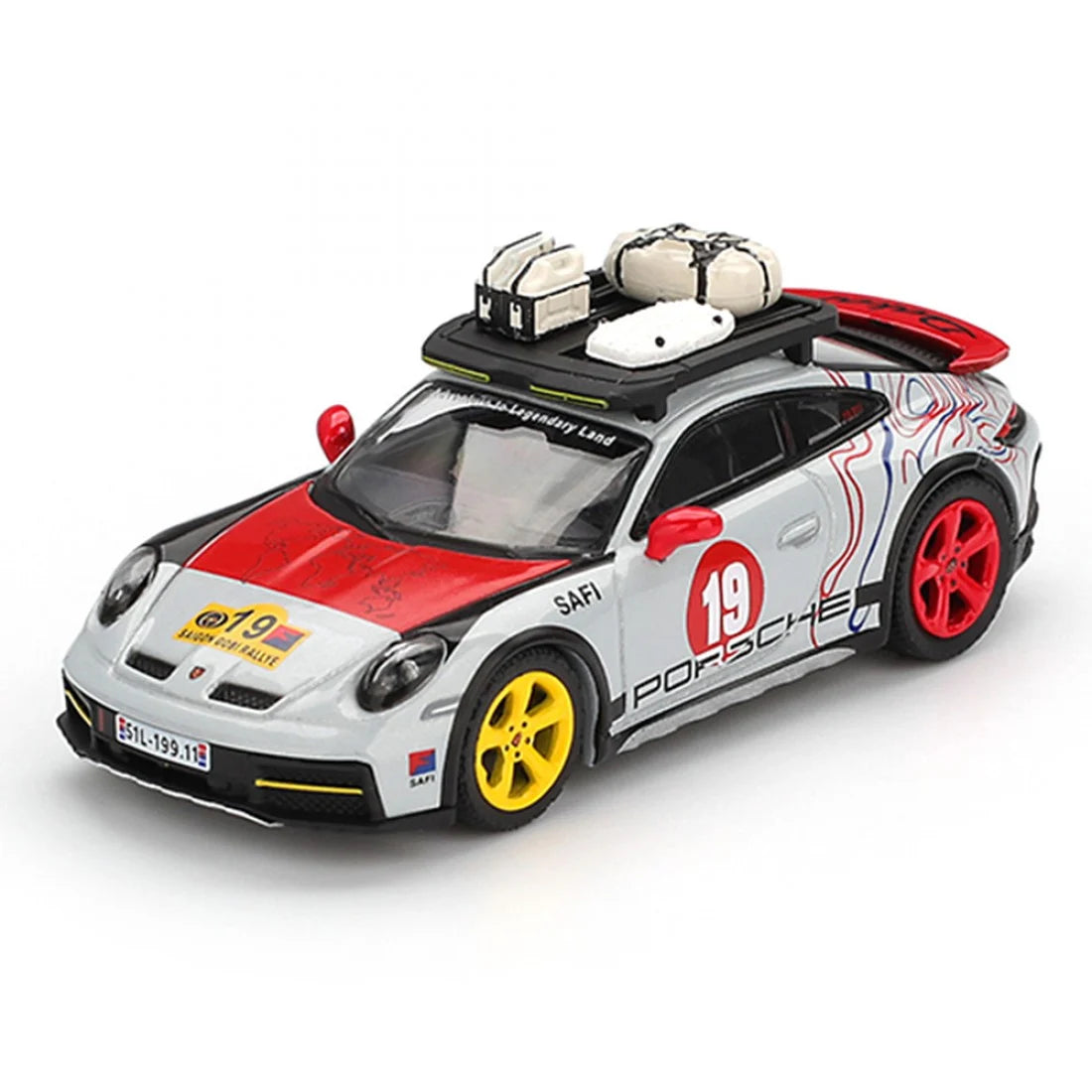 Mini GT 1/64 Porsche 911 Dakar Uncle Rally