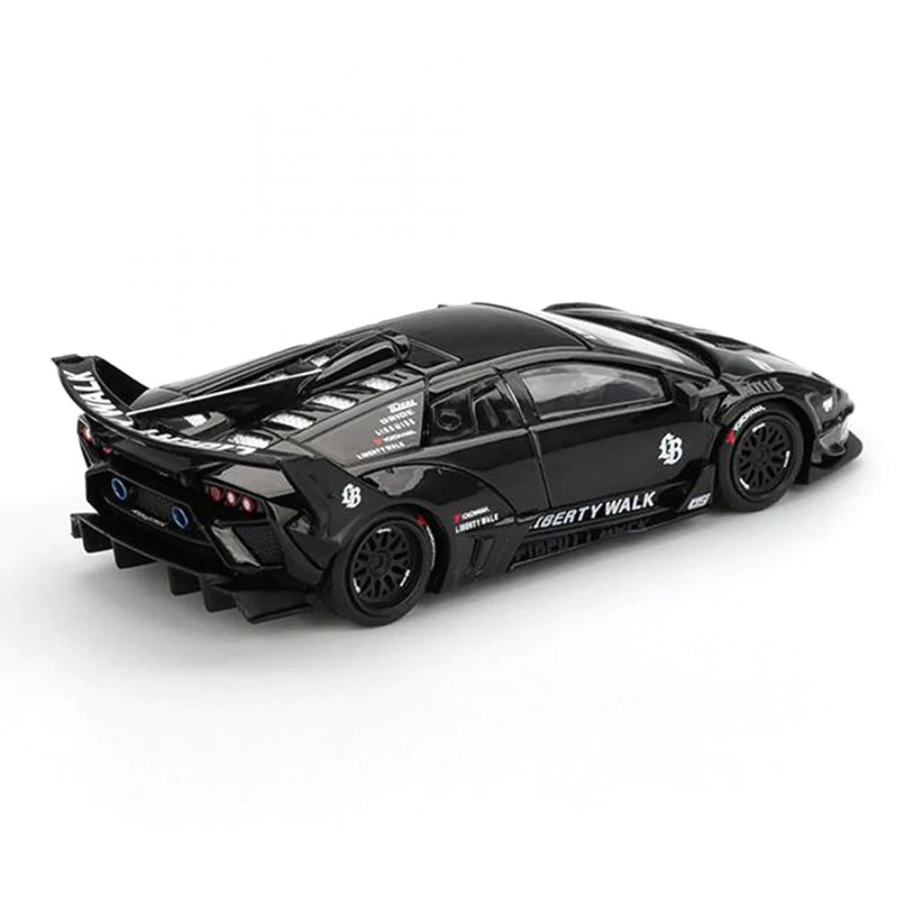 Mini GT 1/64 Lamborghini LB-Silhouette WORKS MURCIELAGO GT Evo Negro.