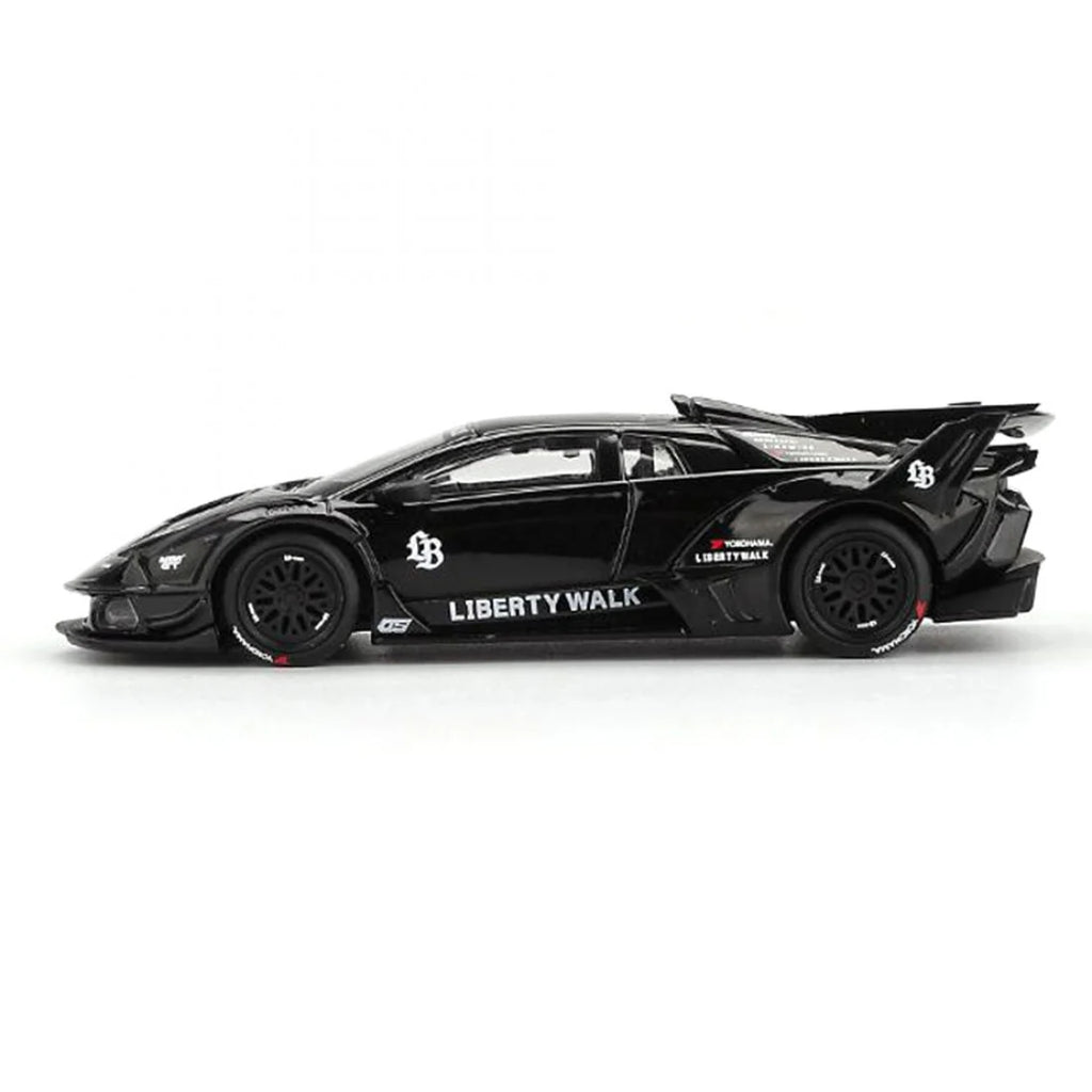Mini GT 1/64 Lamborghini LB-Silhouette WORKS MURCIELAGO GT Evo Negro.