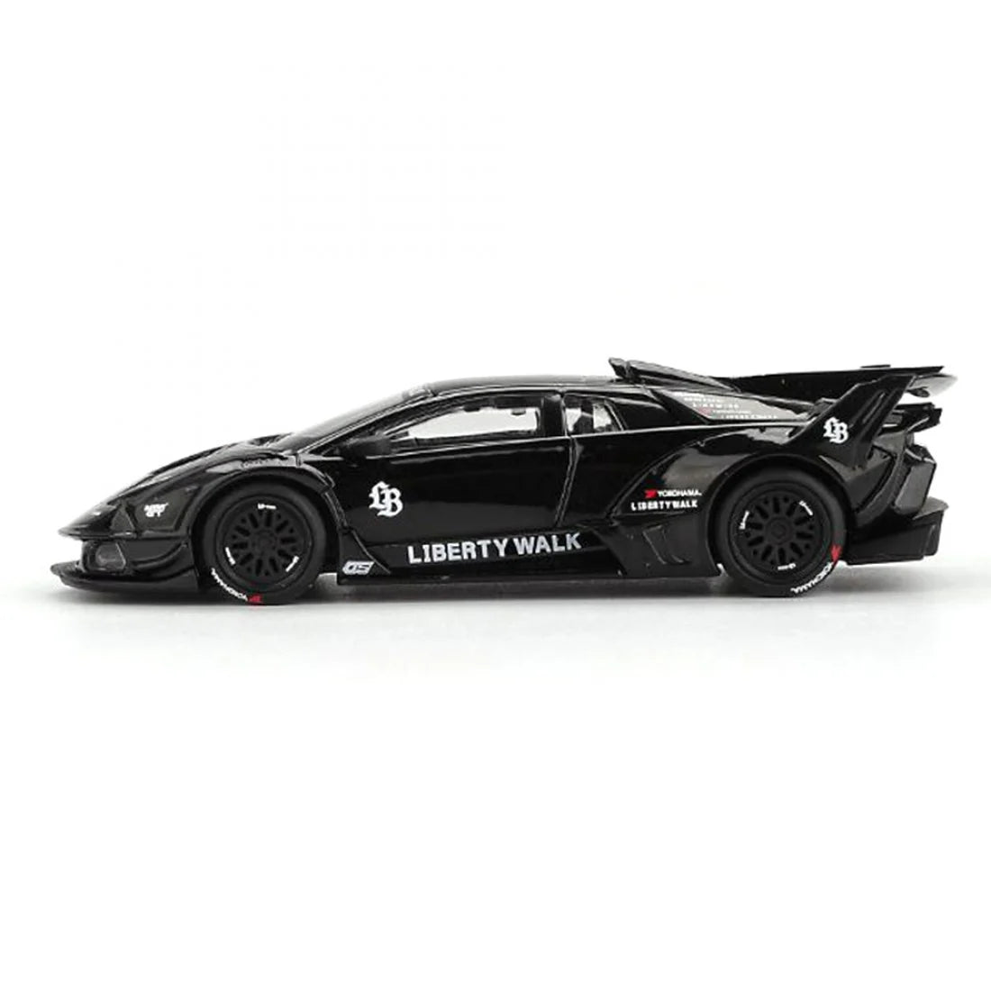 Mini GT 1/64 Lamborghini LB-Silhouette WORKS MURCIELAGO GT Evo Negro.