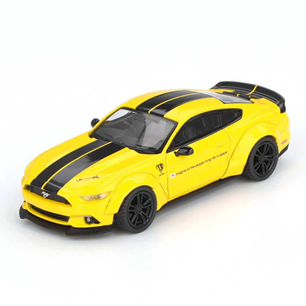 Mini GT 1/64 LB-WORKS FORD MUSTANG Triple Amarillo