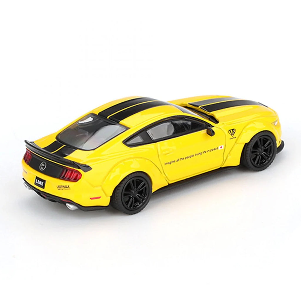 Mini GT 1/64 LB-WORKS FORD MUSTANG Triple Amarillo