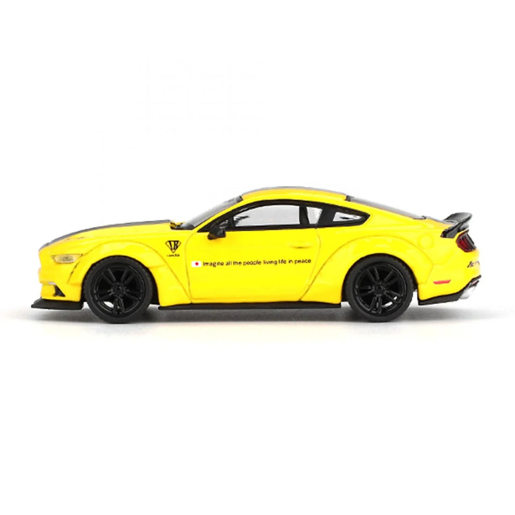 Mini GT 1/64 LB-WORKS FORD MUSTANG Triple Amarillo