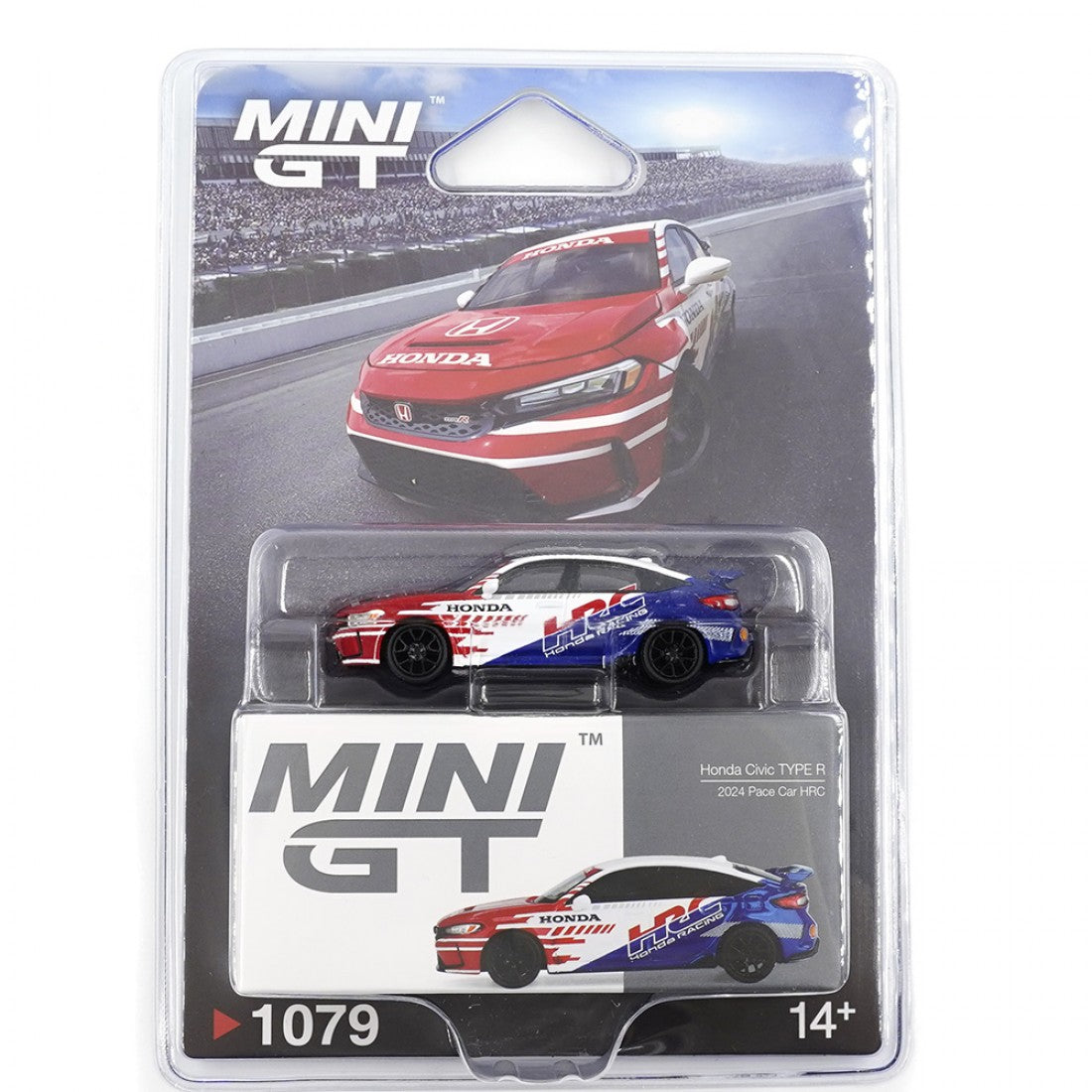MINI GT 1/64 1079 HONDA CIVIC TYPE R 2024 COCHE DE SEGURIDAD HRC