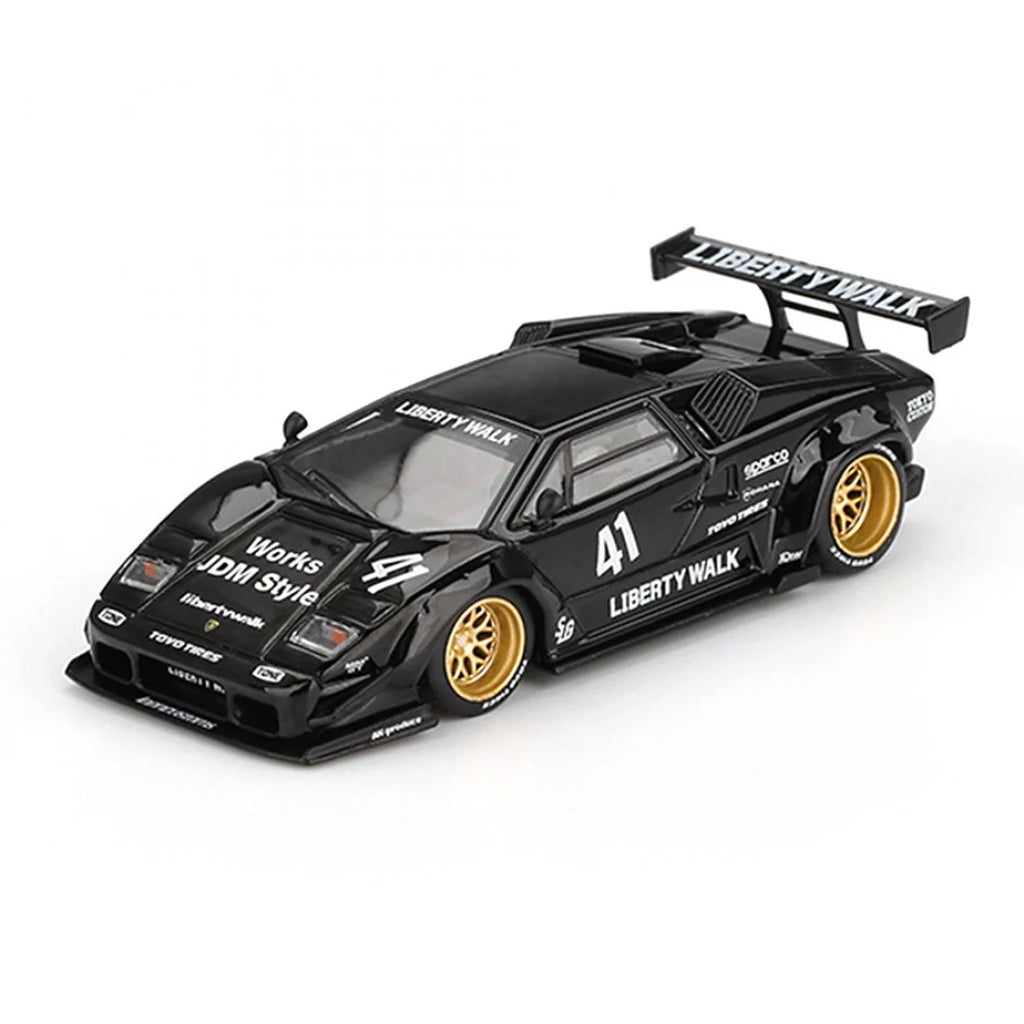 Mini GT 1/64 Lamborghini Countach LB-WORKS Negro