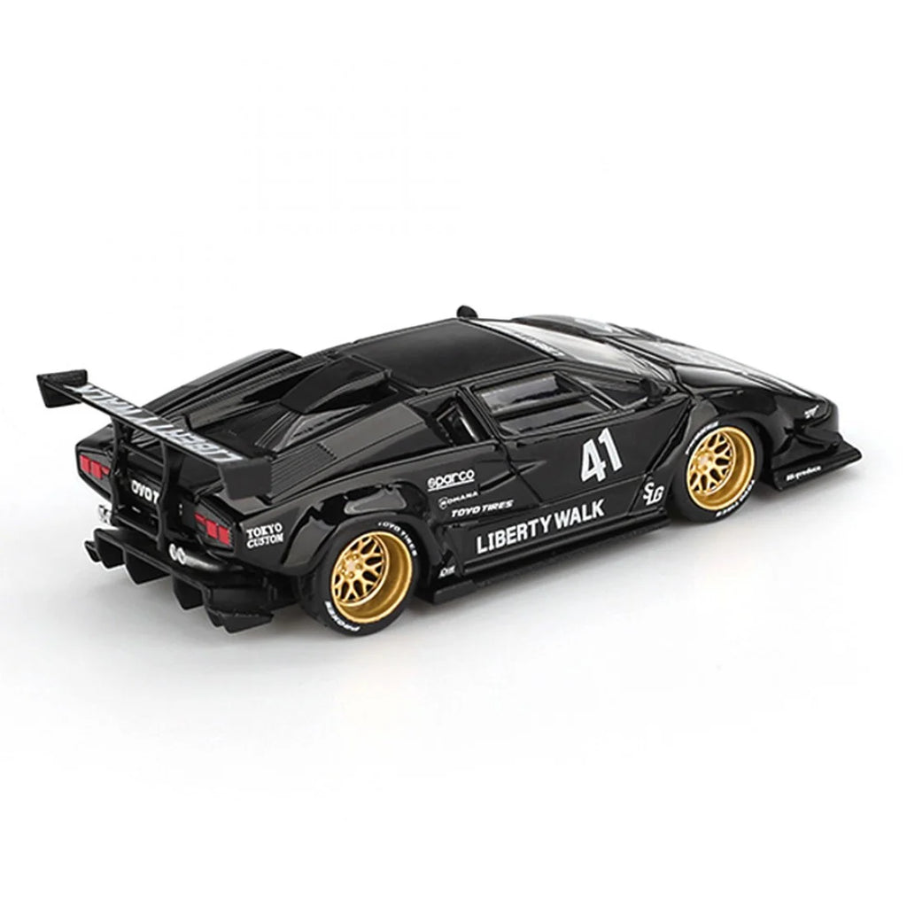 Mini GT 1/64 Lamborghini Countach LB-WORKS Negro