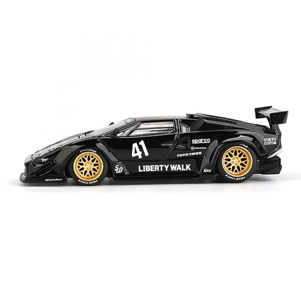 Mini GT 1/64 Lamborghini Countach LB-WORKS Negro