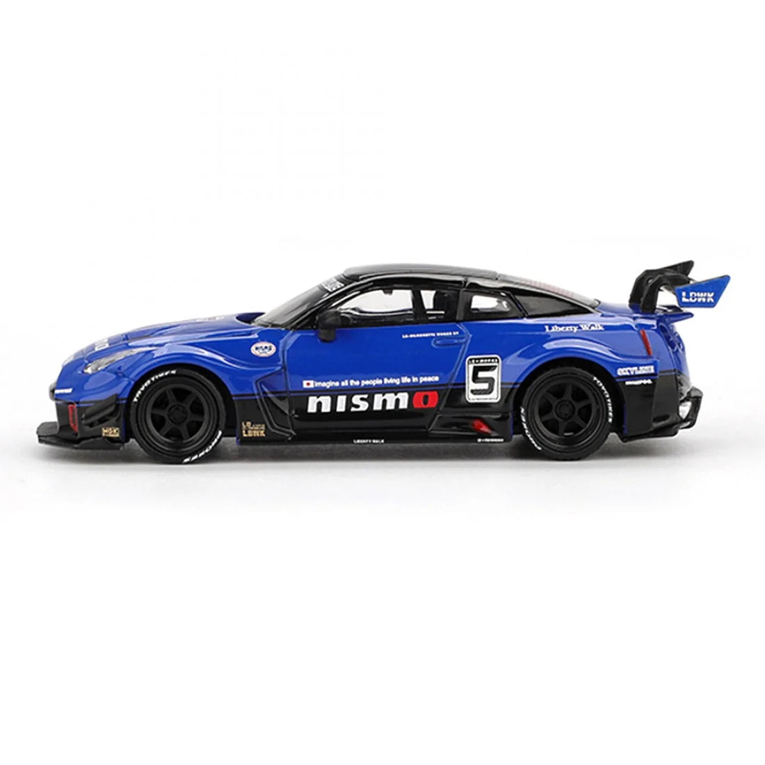 Mini GT 1:64 LB-Silhouette WORKS GT NISSAN 35GT-RR Ver.2 – Azul - Exclusivas de Mijo (PRESENTACIÓN EN BLISTER)