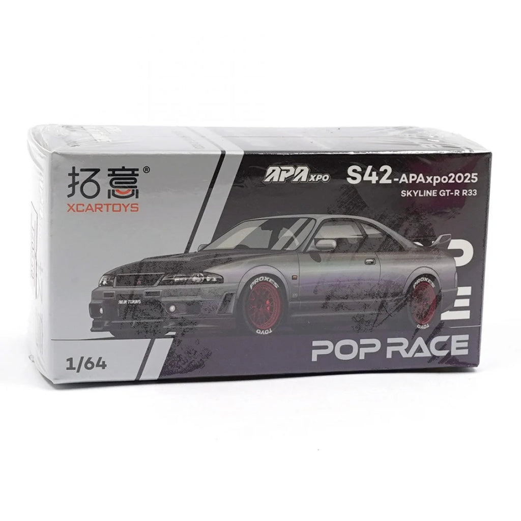POP RACE 1/64 SKYLINE GT-R R33 APAxpo 2025