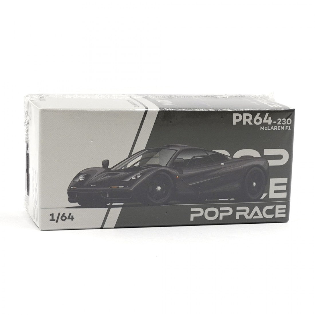 POP RACE 1/64 McLAREN F1 JET BLACK