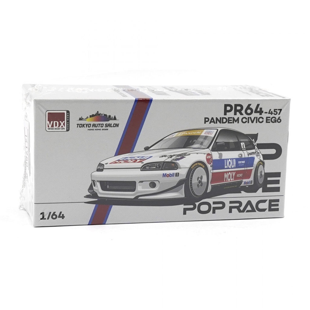 POP RACE 1/64 PANDEM CIVIC EG6 VDX TOKYO AUTO SALON HONG KONG 2025
