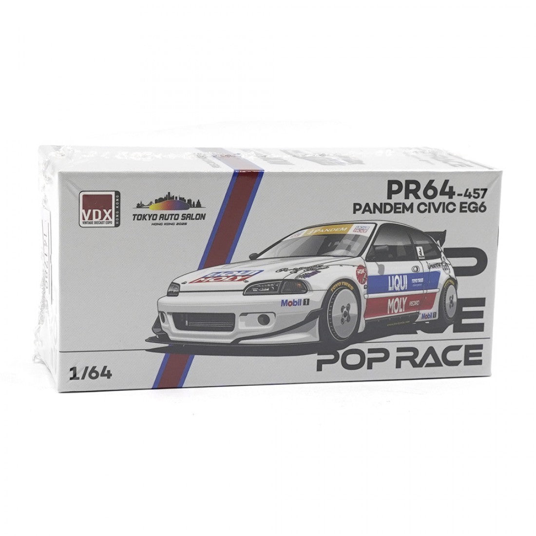 POP RACE 1/64 PANDEM CIVIC EG6 VDX TOKYO AUTO SALON HONG KONG 2025