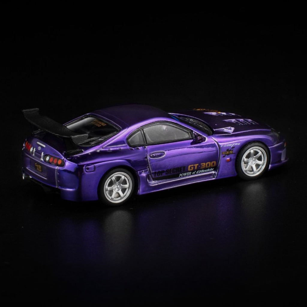 POP RACE 1/64 Toyota Supra Top Secret GT300 Surple TOKYO AUTO SALON HONG KONG 2025