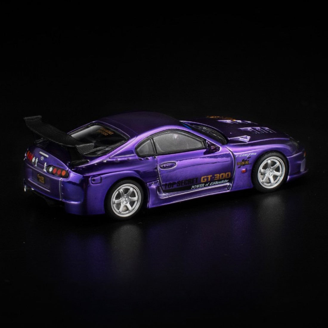 POP RACE 1/64 Toyota Supra Top Secret GT300 Surple TOKYO AUTO SALON HONG KONG 2025