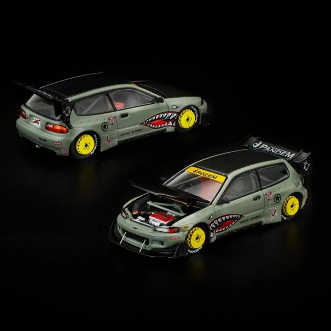 Poprace 1/64 Pandem Civic EG6 SHARKMOUTH Indonesia Diecast Expo IDE XII Event