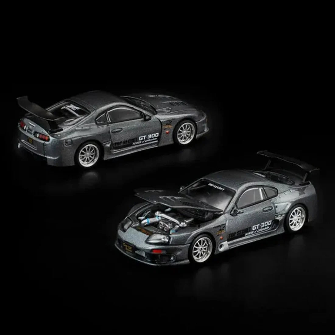 Poprace 1/64 Top Secret GT300 SUPRA GREY Indonesia Diecast Expo IDE XII Event