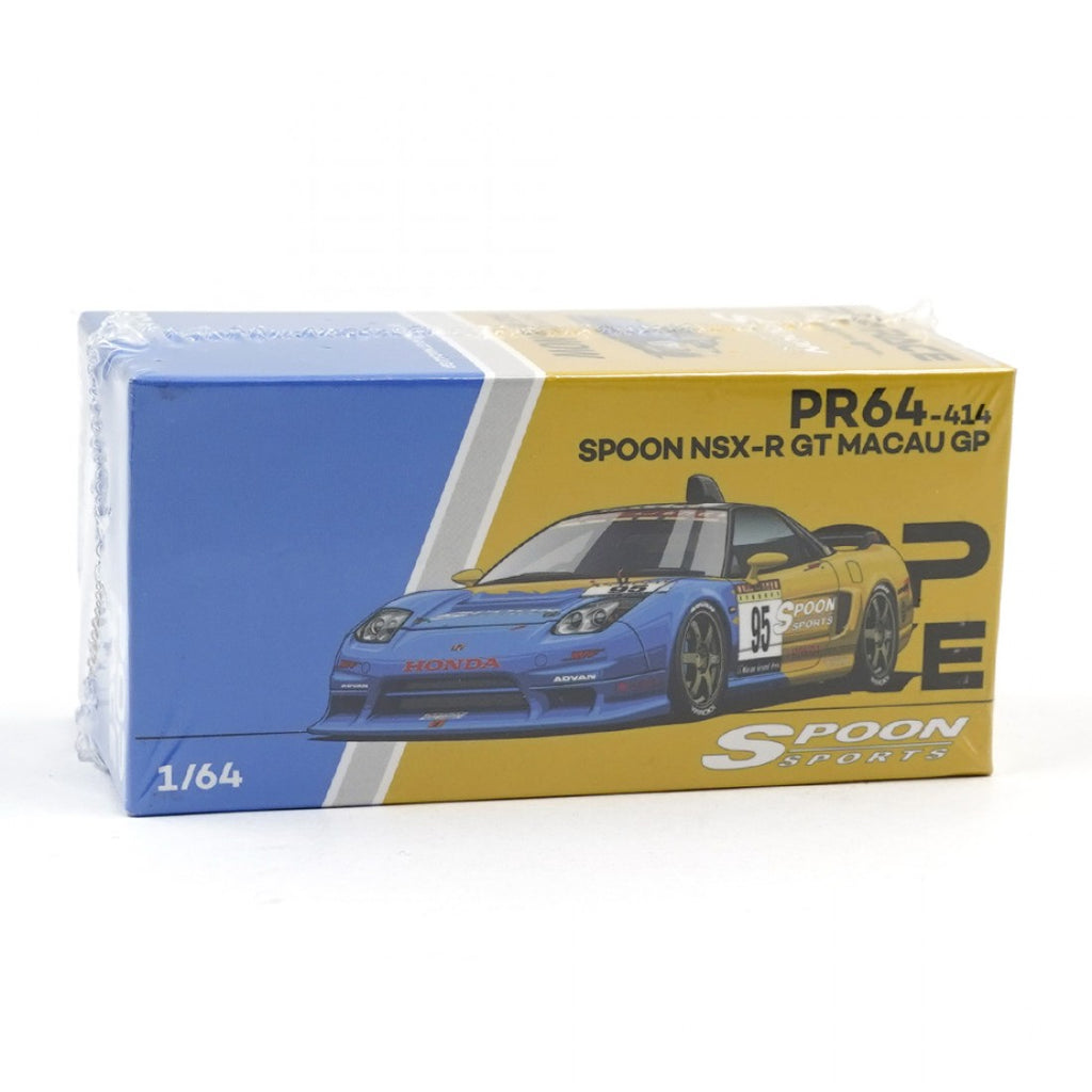 POP RACE 1/64 HONDA SPOON NSX-R GT MACAU GP TOKYO AUTO SALON HONG KONG 2025