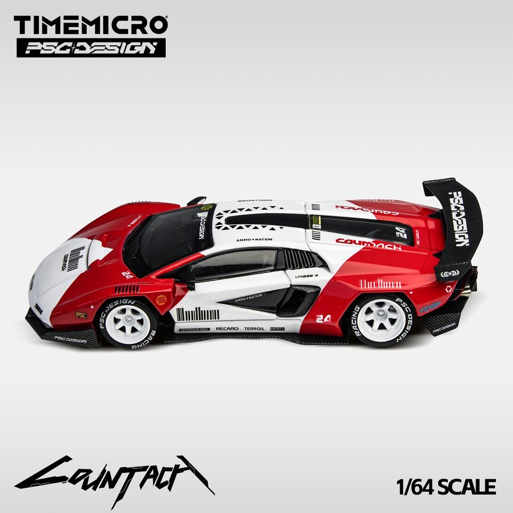Time Micro x PSC DESIGN 1:64 Countach "V" Marlboro Livery