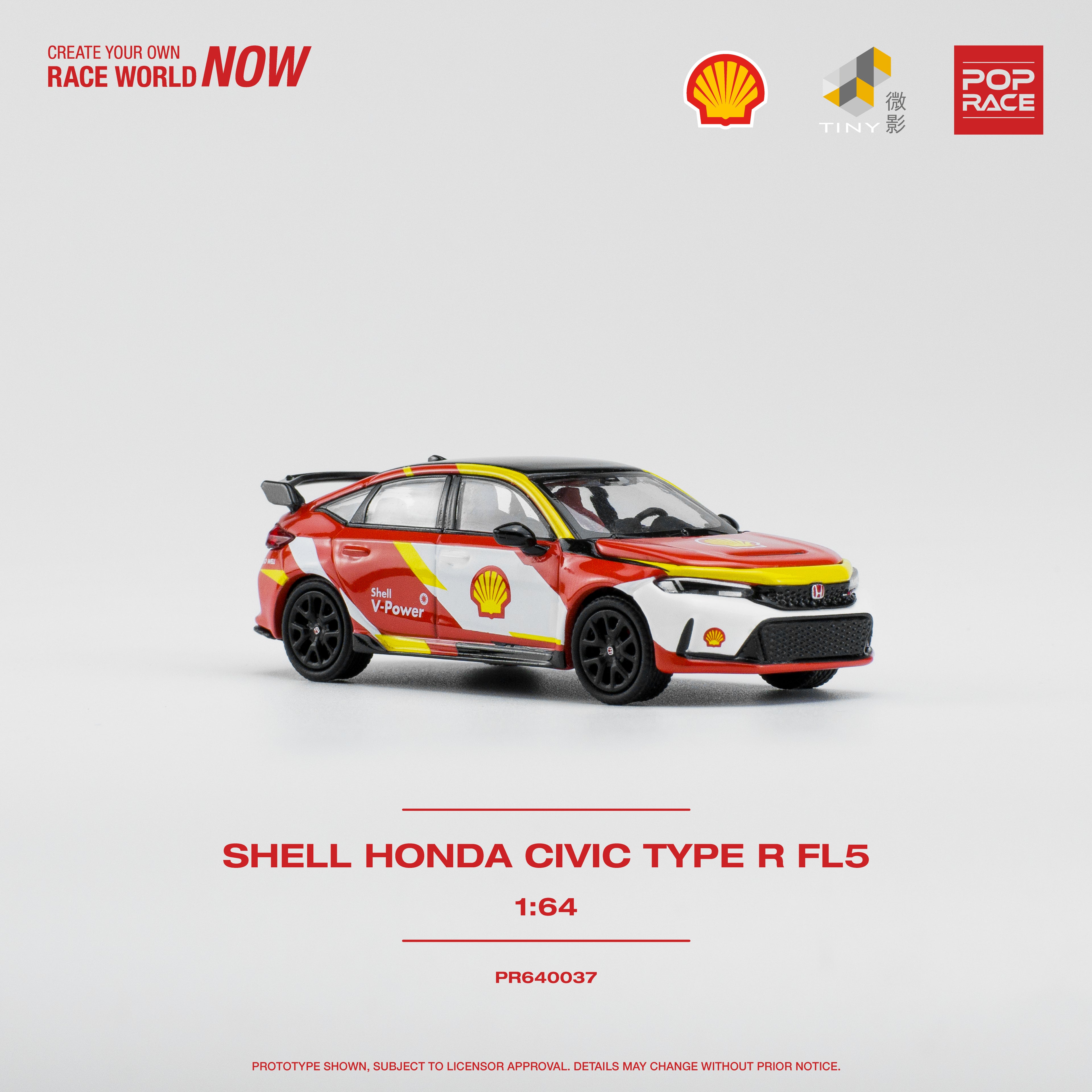 SHELL HONDA CIVIC TYPE R FL5 1/64