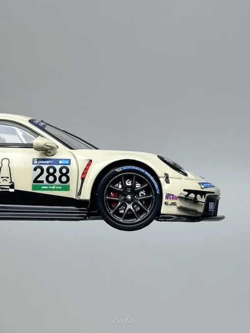 STAR RACE Porsche 911 (992) Gt3 R No. 288 Racing  Milk White