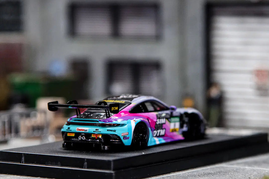STAR RACE 1/64 Star Race 1:64 Porsche 911 GT3 R (992) Black Purple #9