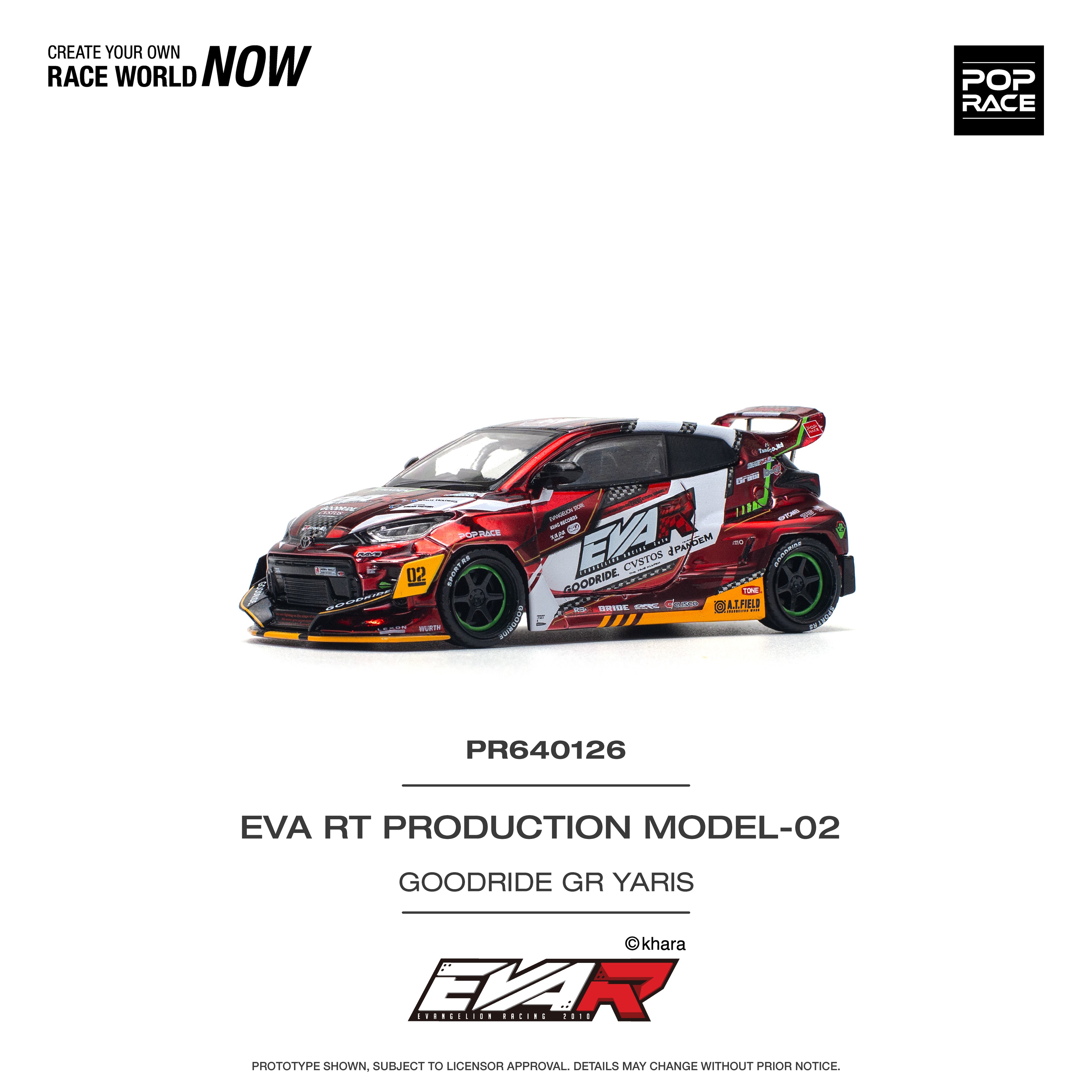 TOYOTA GR YARIS EVA RT  1/64