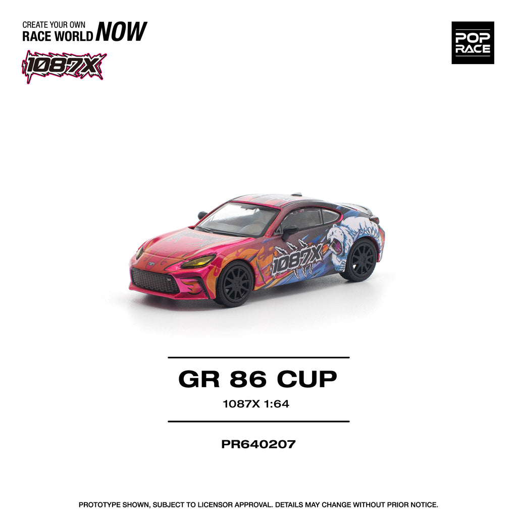 POP RACE 1/64 1087X GR86 CUP
