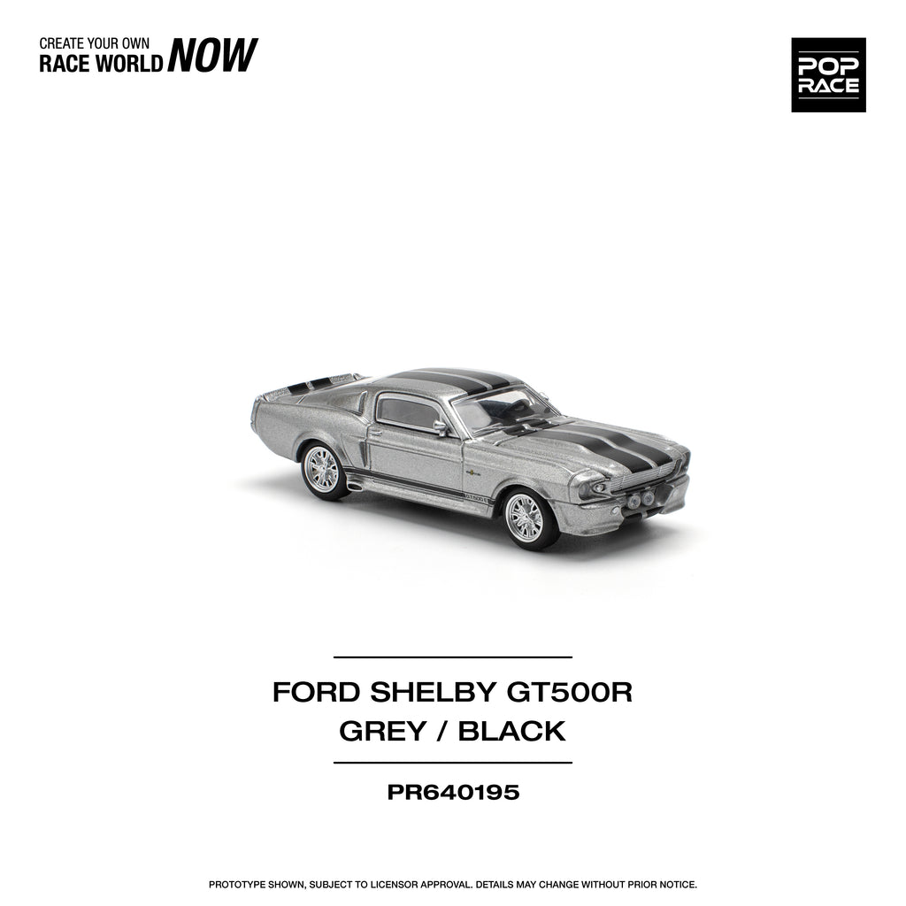 FORD SHELBY GT500R GREY/BLACK 1/64