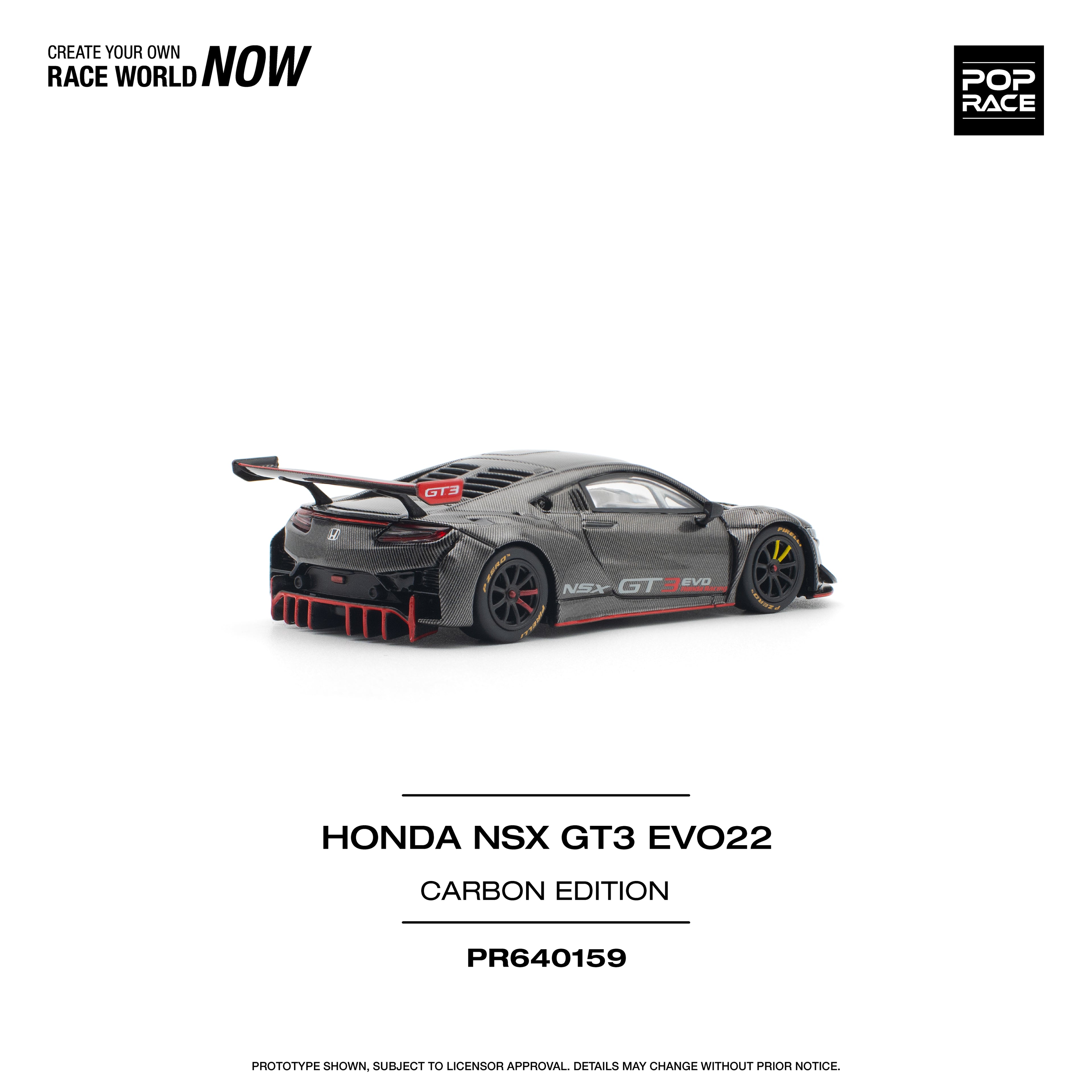 HONDA NSX GT3 EVO22 CARBON EDITION 1/64
