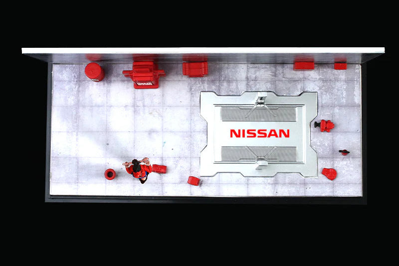 DIORAMA MOREART TALLER DE REPARACION NISSAN