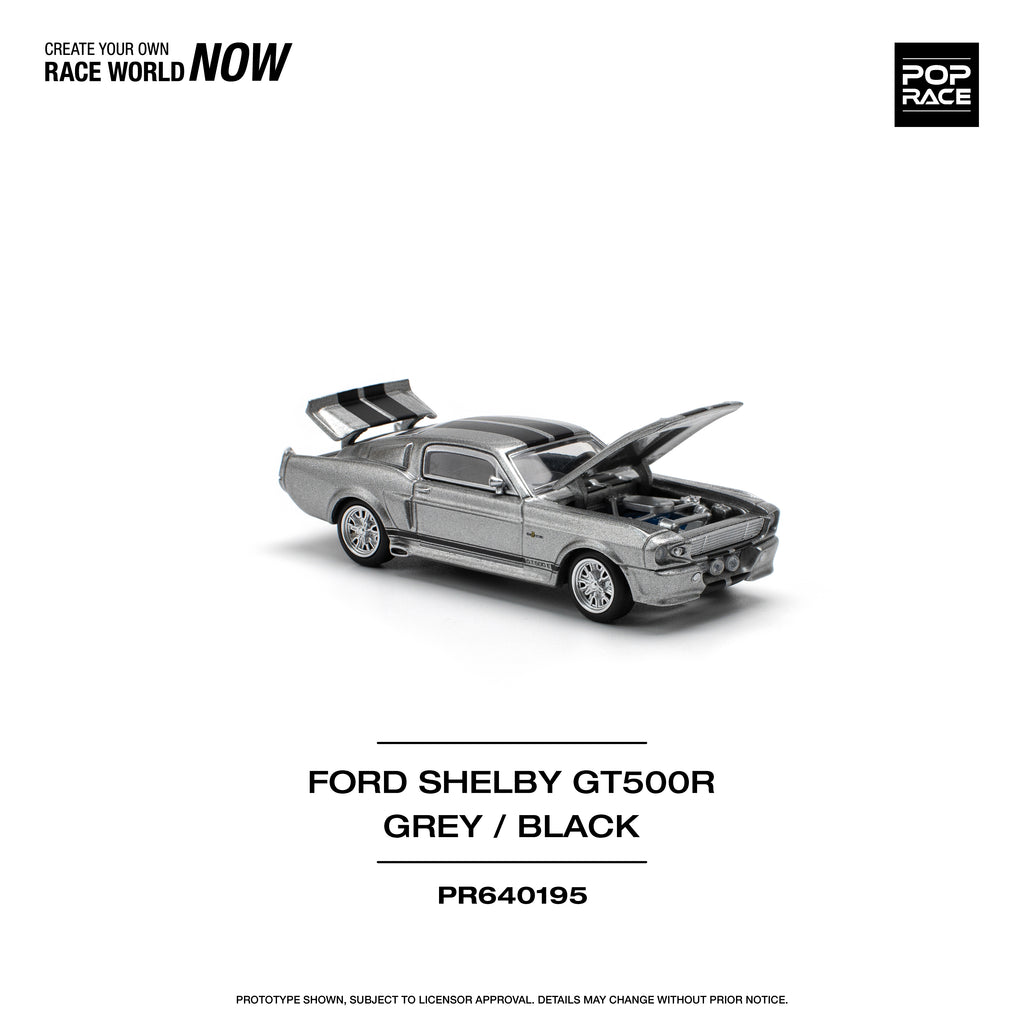 FORD SHELBY GT500R GREY/BLACK 1/64