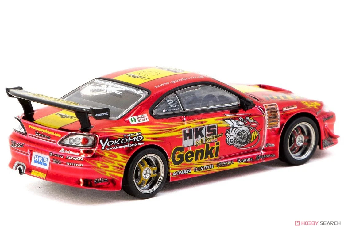 Tarmac Works HKS Hiper Silvia RS-2 Red Chrome Special Edition