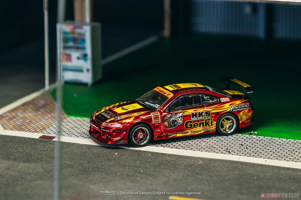 Tarmac Works HKS Hiper Silvia RS-2 Red Chrome Special Edition