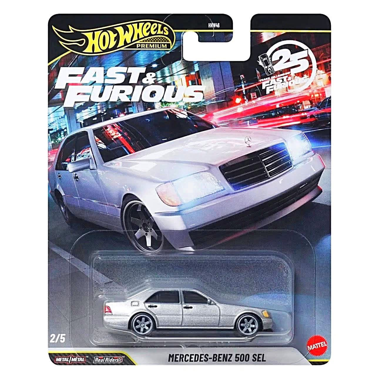 HOTWHEELS PREMIUM MERCEDES BENZ 500 SEL