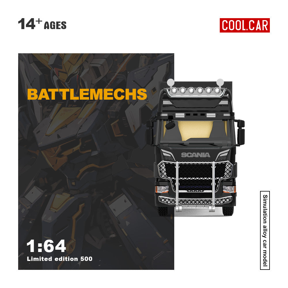 CoolCar 1/64 - Scania Container Truck RX-78 Mecha