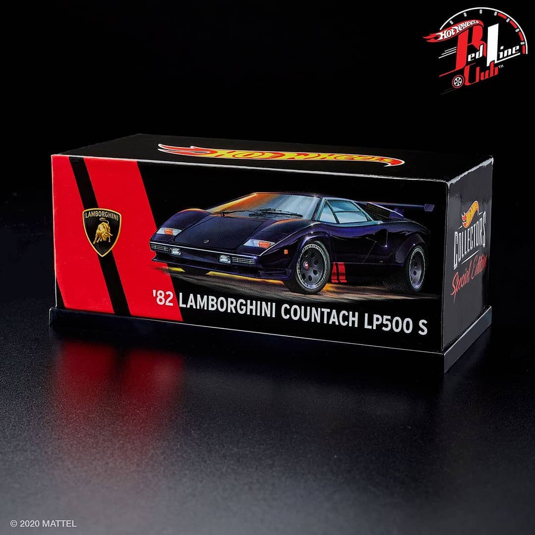 RLC sELECTIONs ’82 Lamborghini Countach LP 500 S NEGRO Collectible Diecast