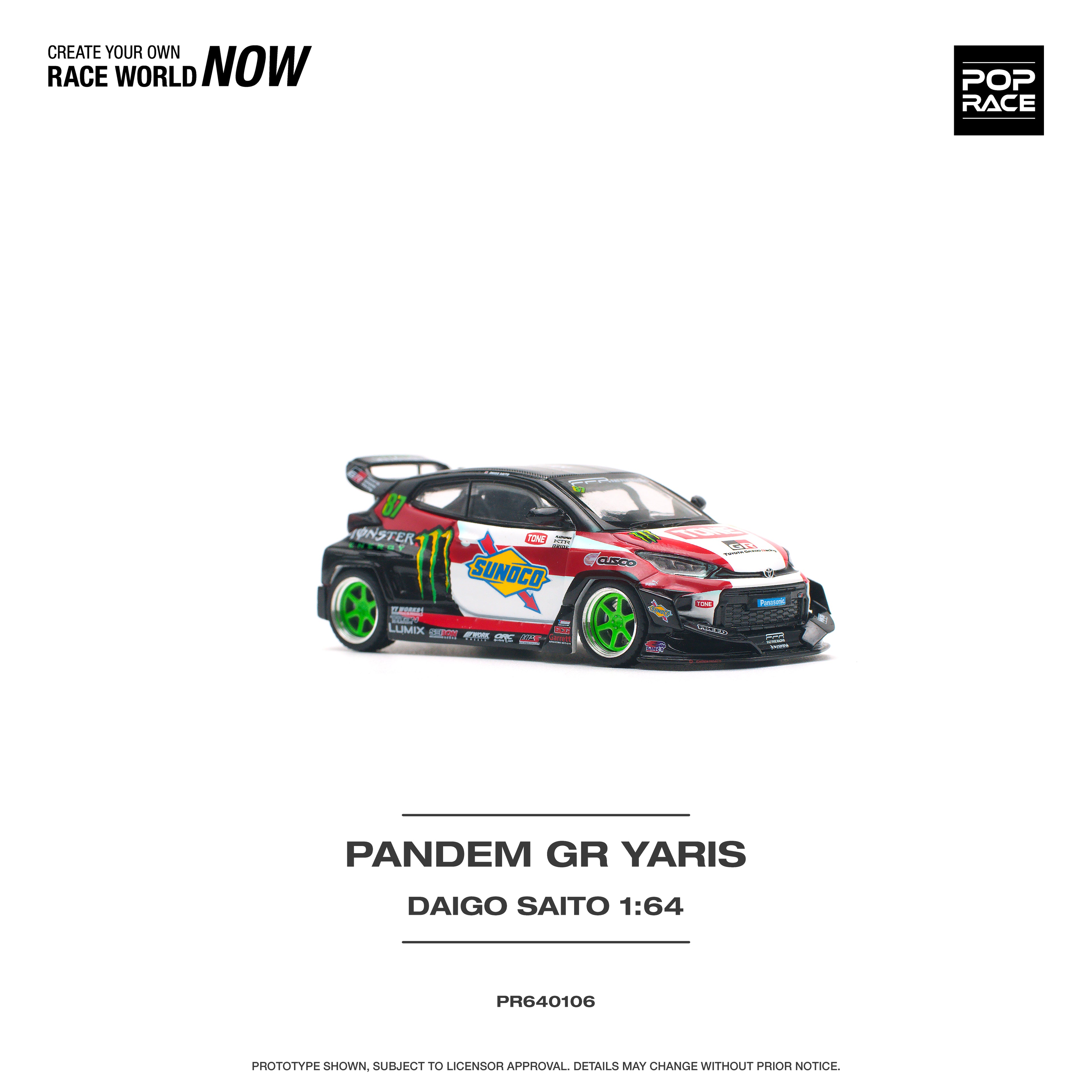 PANDEM GR YARIS DAIGO SAITO 1/64