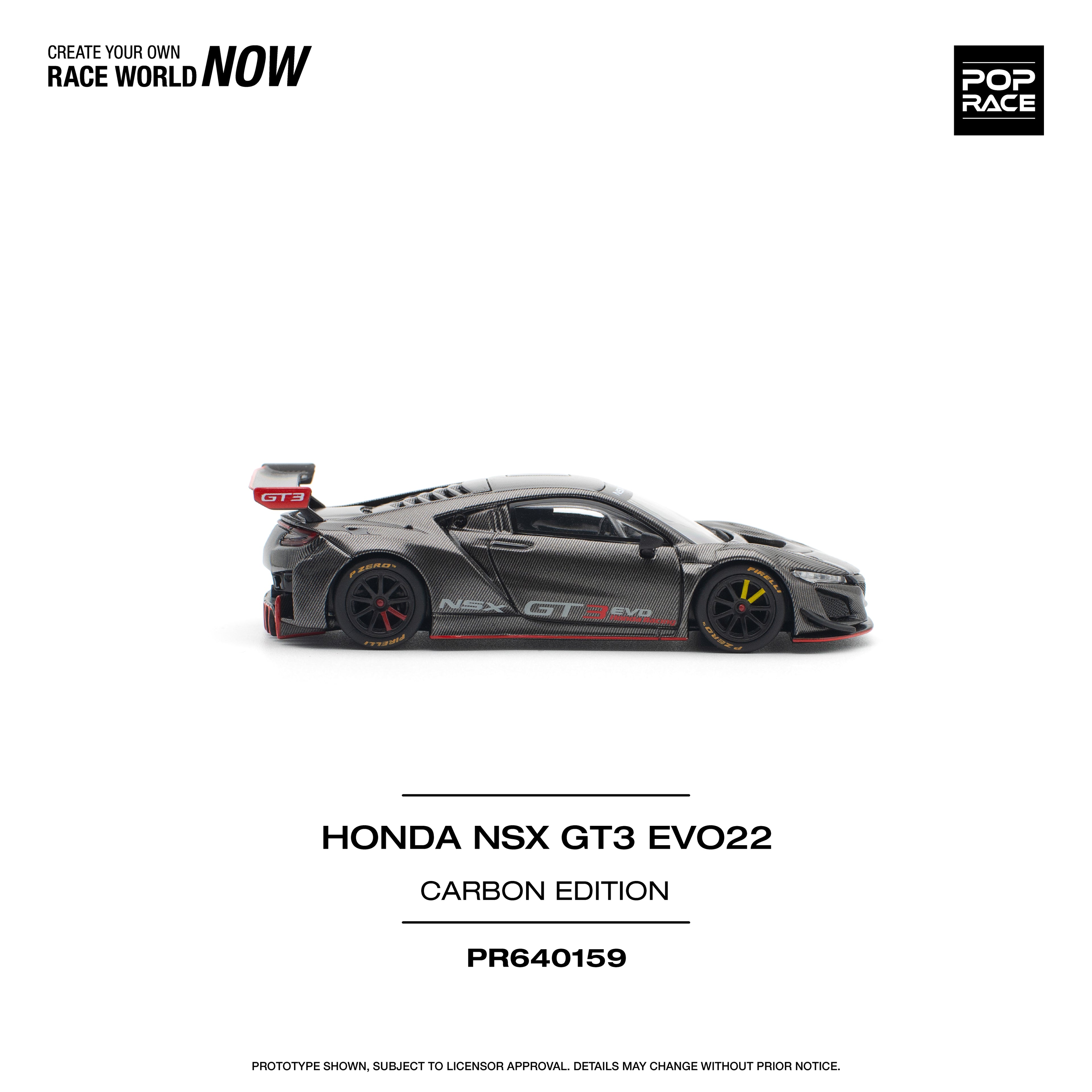 HONDA NSX GT3 EVO22 CARBON EDITION 1/64