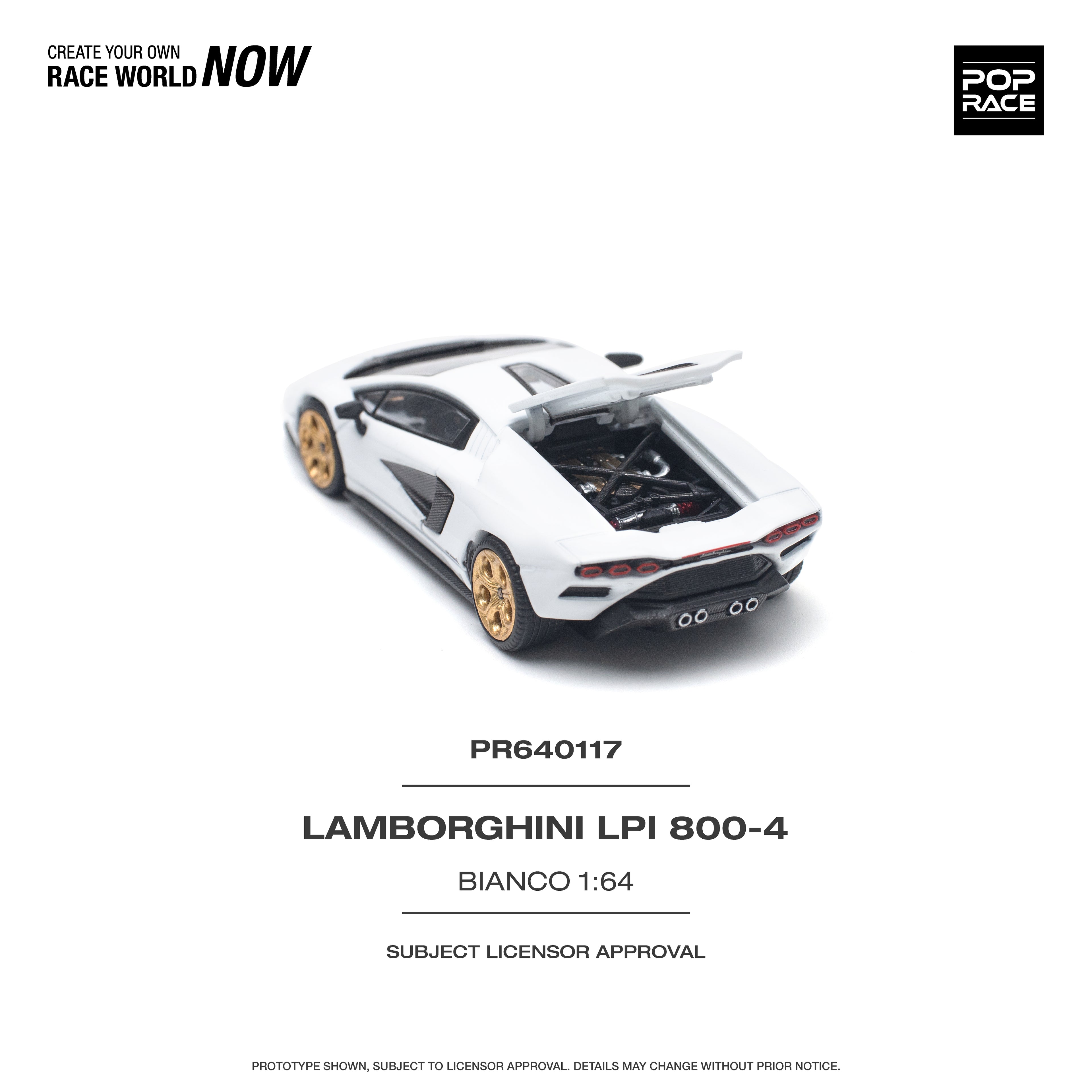 LAMBORGHINI LPI 800-4 BLANCO 1/64