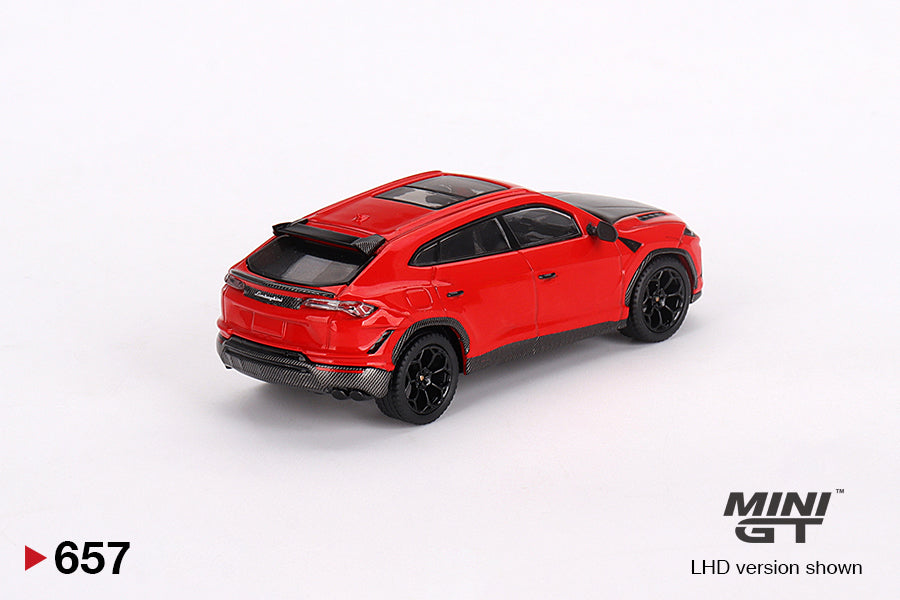 Mini GT 1:64 Lamborghini Urus Performante – Rosso Mars – Exclusivos de MiJo Blister