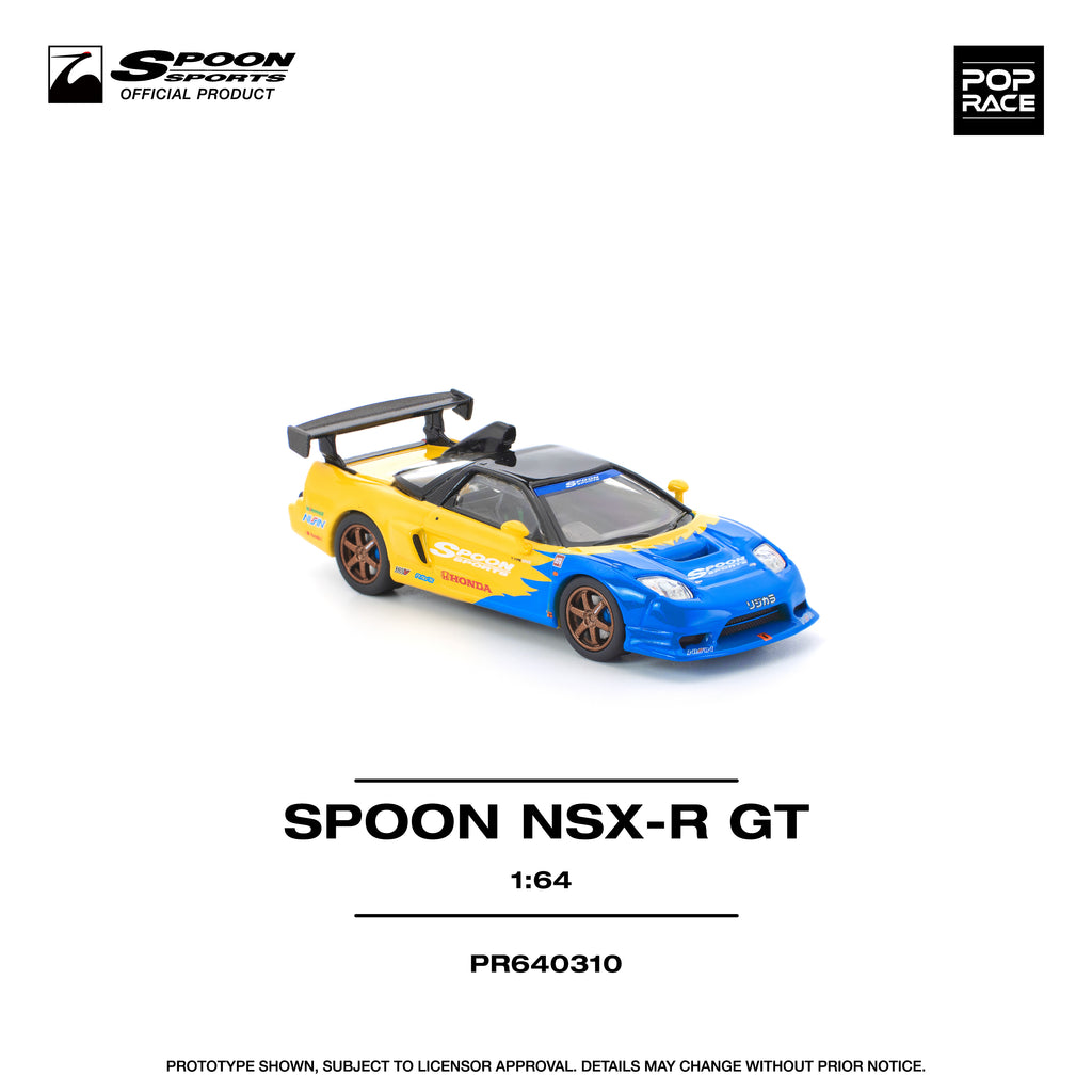 POP RACE 1/64 SPOON SPORTS NSX-R GT NA2