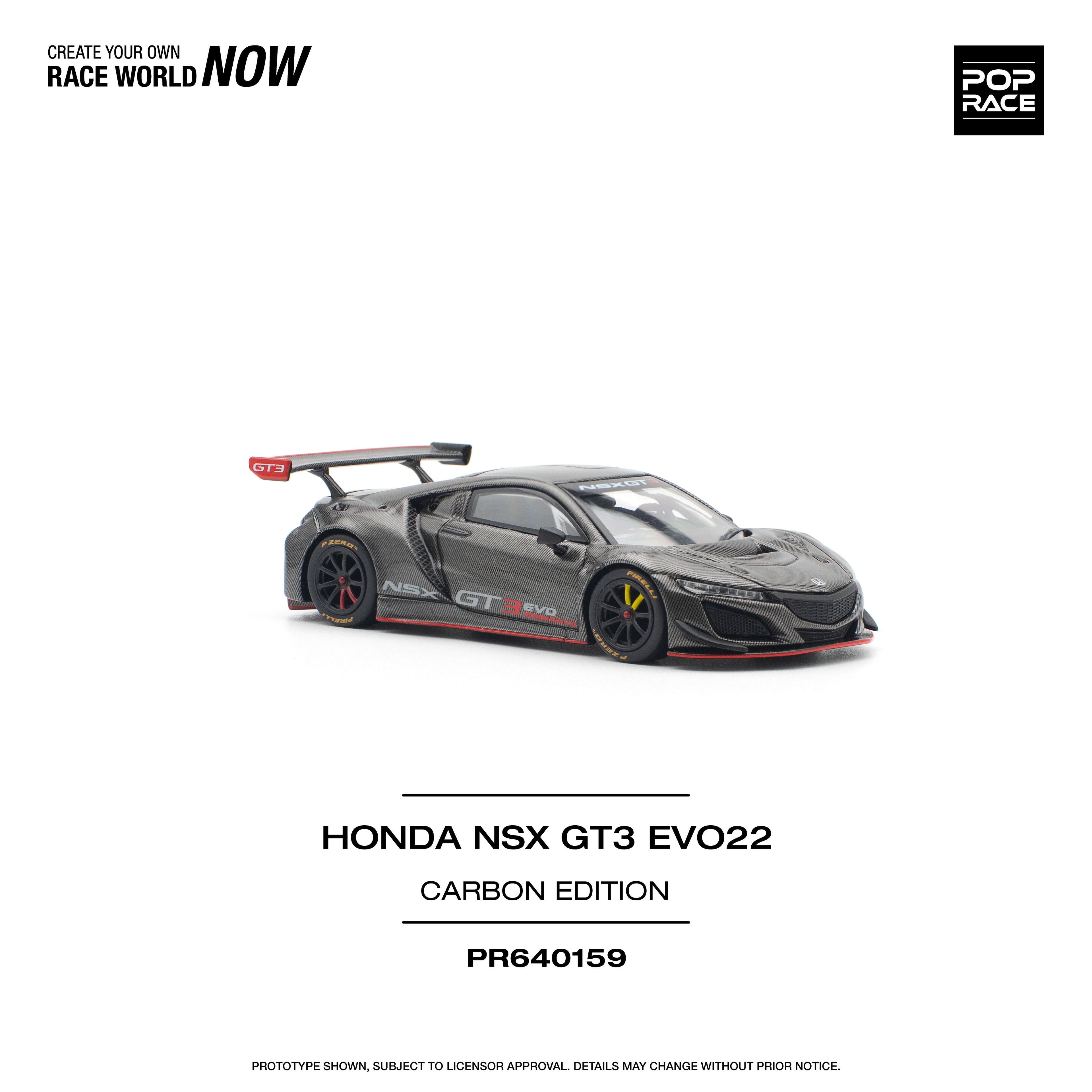 HONDA NSX GT3 EVO22 CARBON EDITION 1/64