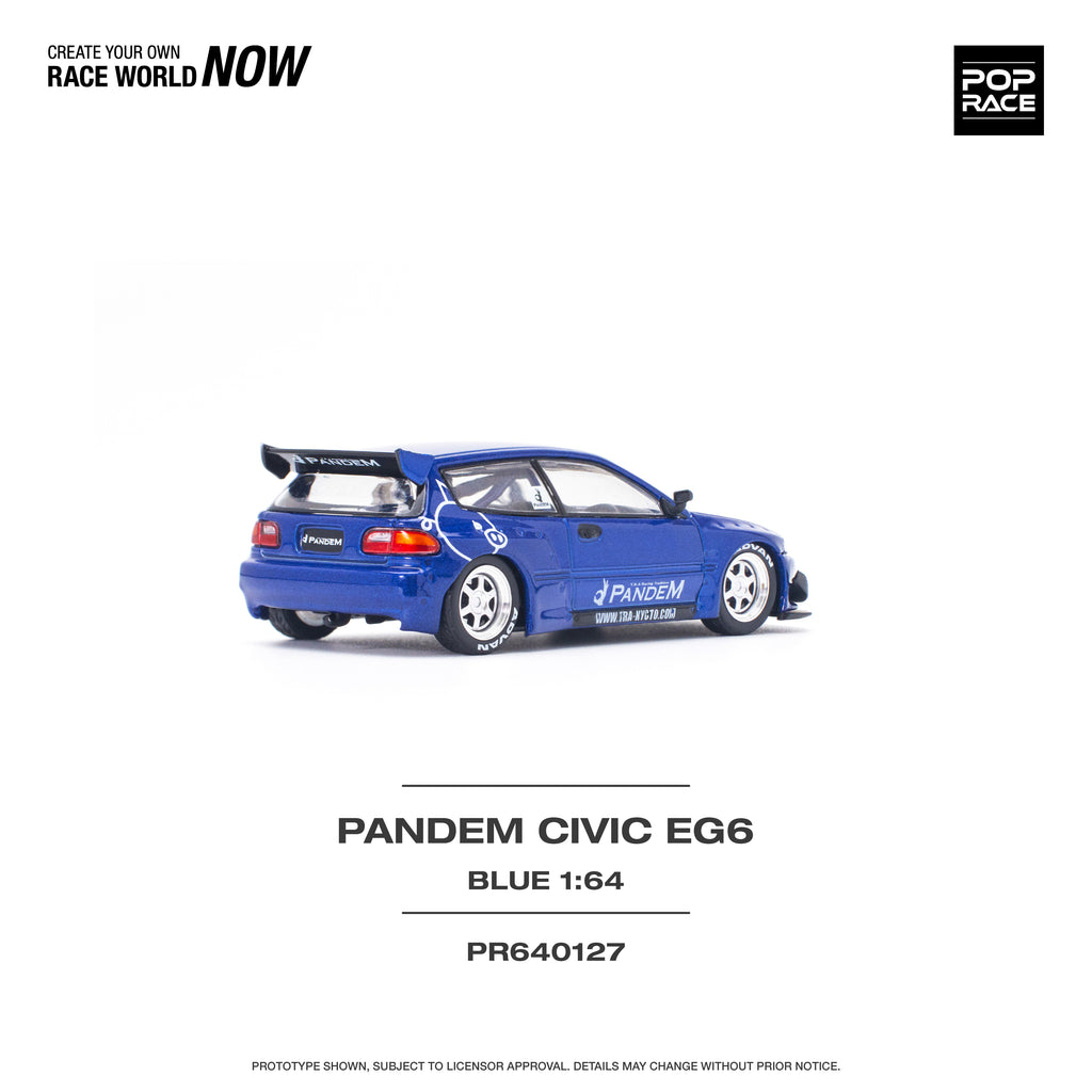 POP RACE PANDEM CIVIC EG6 AZUL