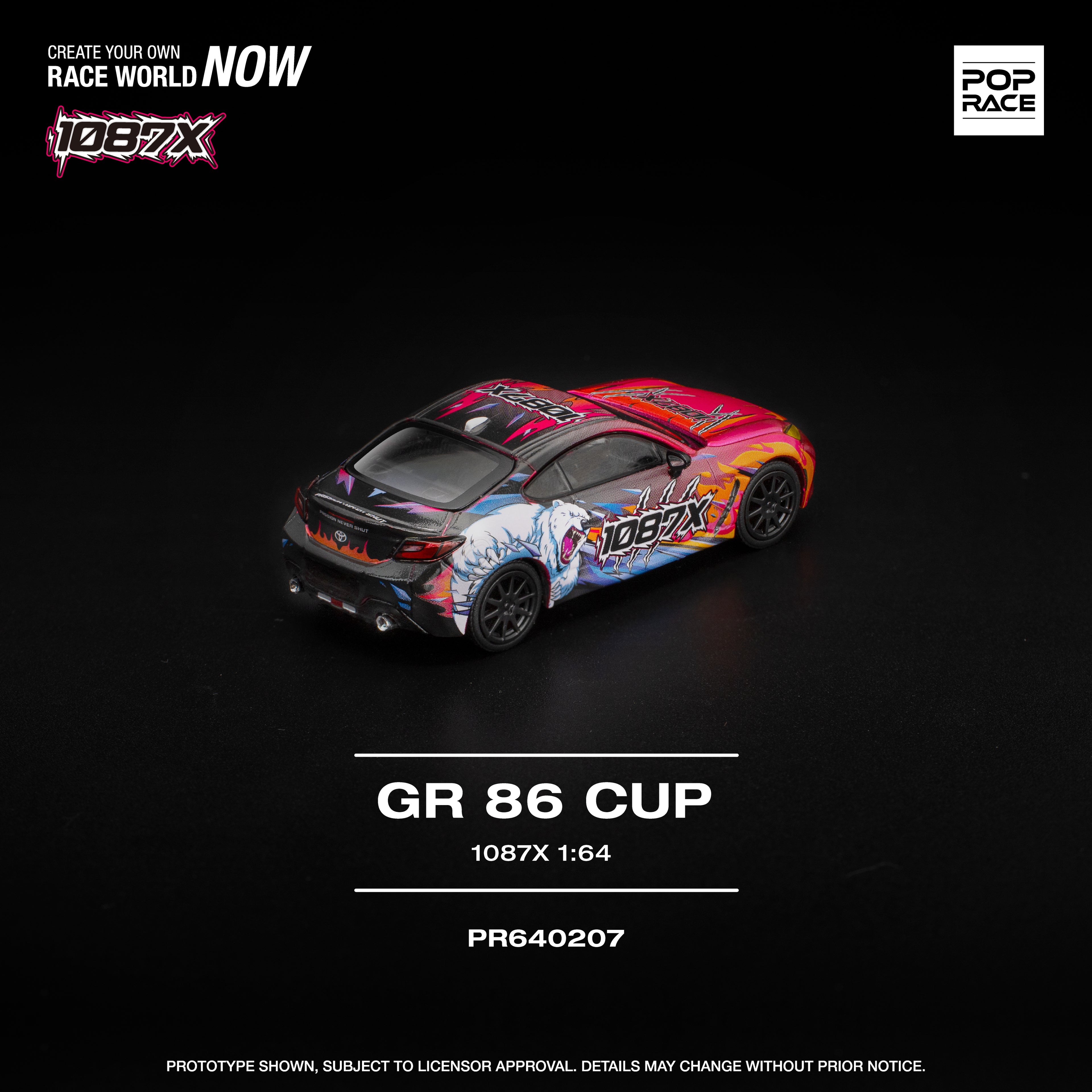 POP RACE 1/64 1087X GR86 CUP