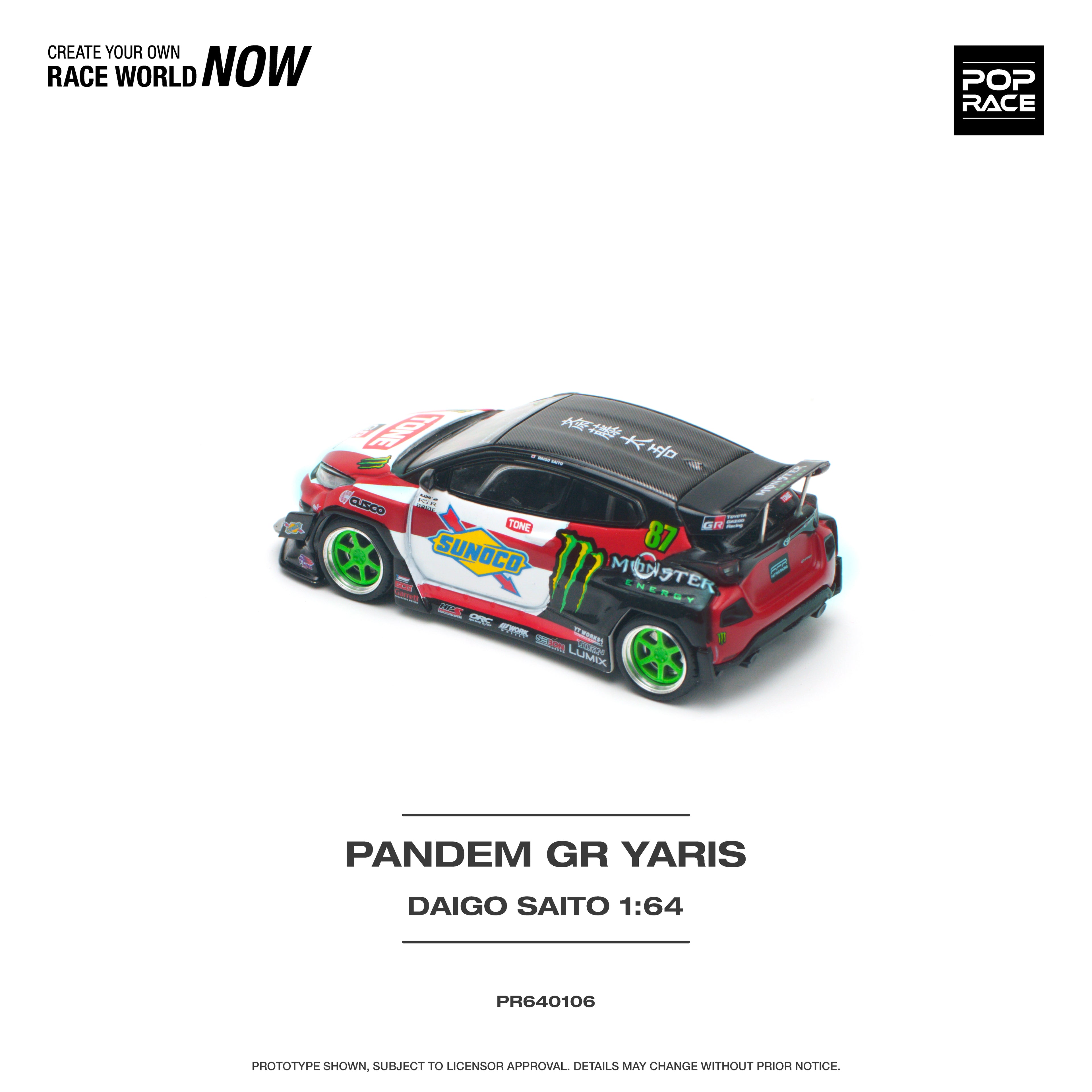 PANDEM GR YARIS DAIGO SAITO 1/64