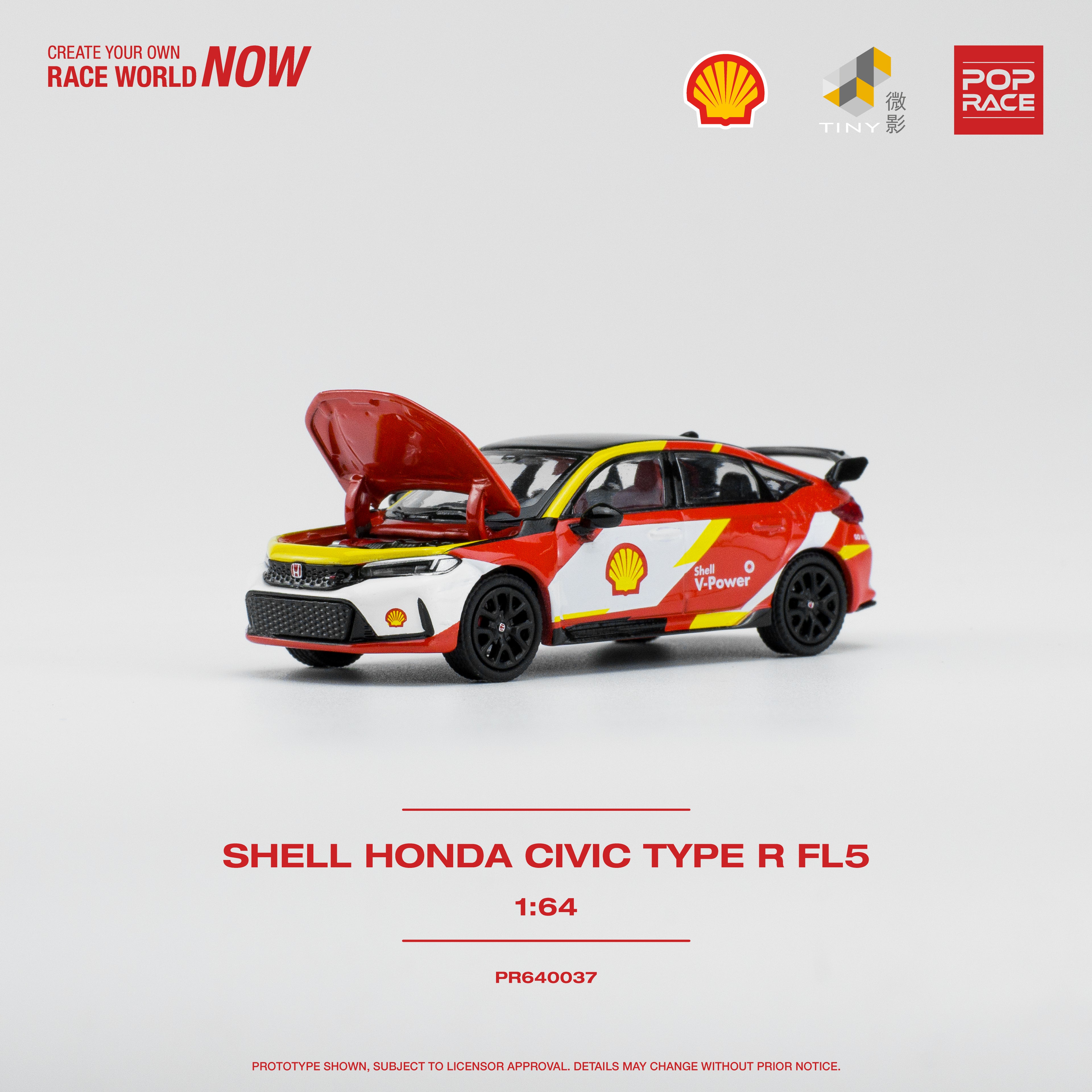 SHELL HONDA CIVIC TYPE R FL5 1/64