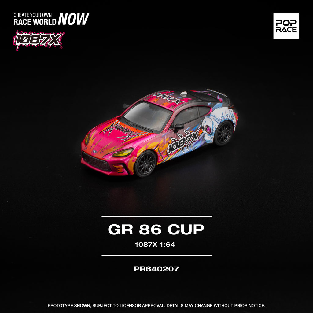 POP RACE 1/64 1087X GR86 CUP