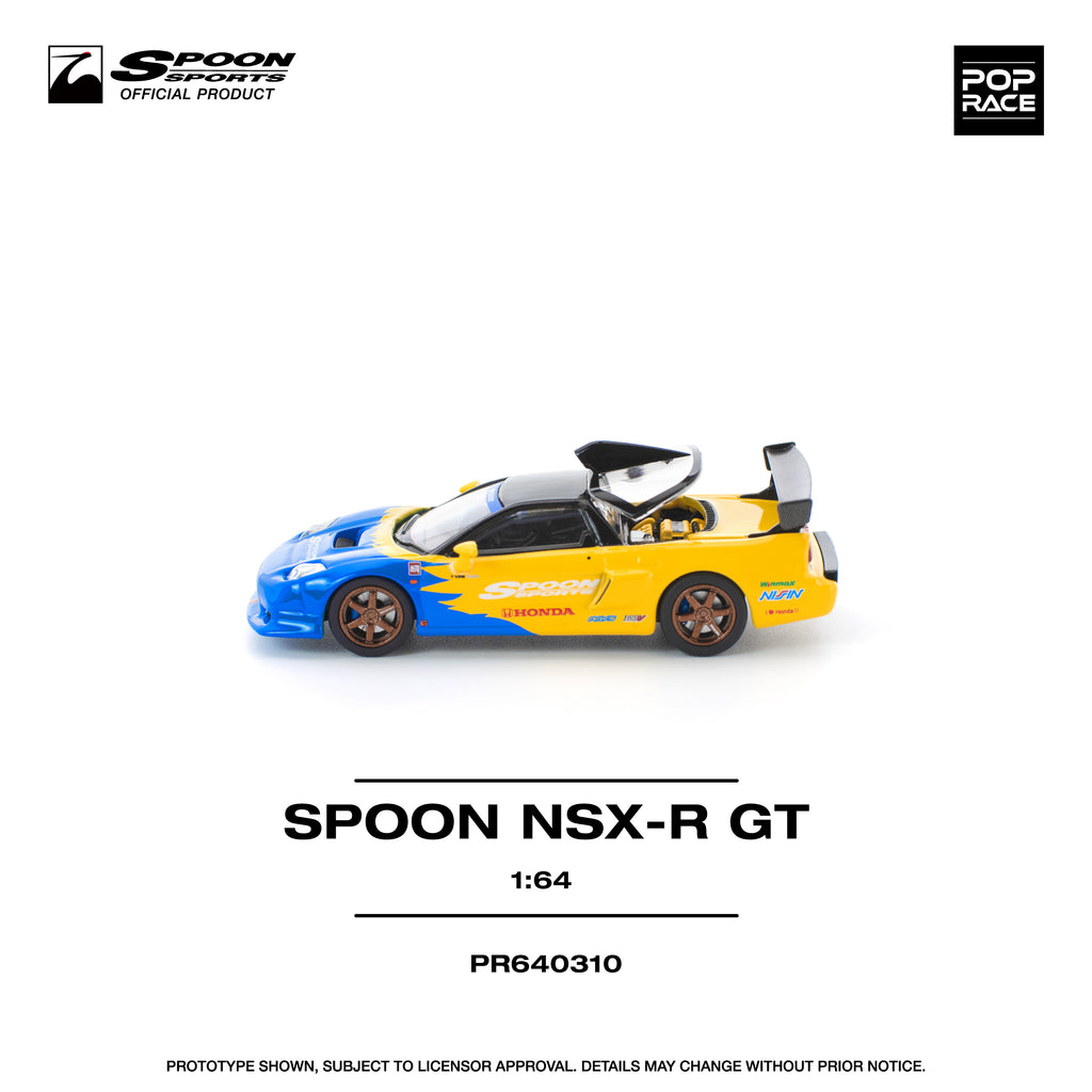 POP RACE 1/64 SPOON SPORTS NSX-R GT NA2