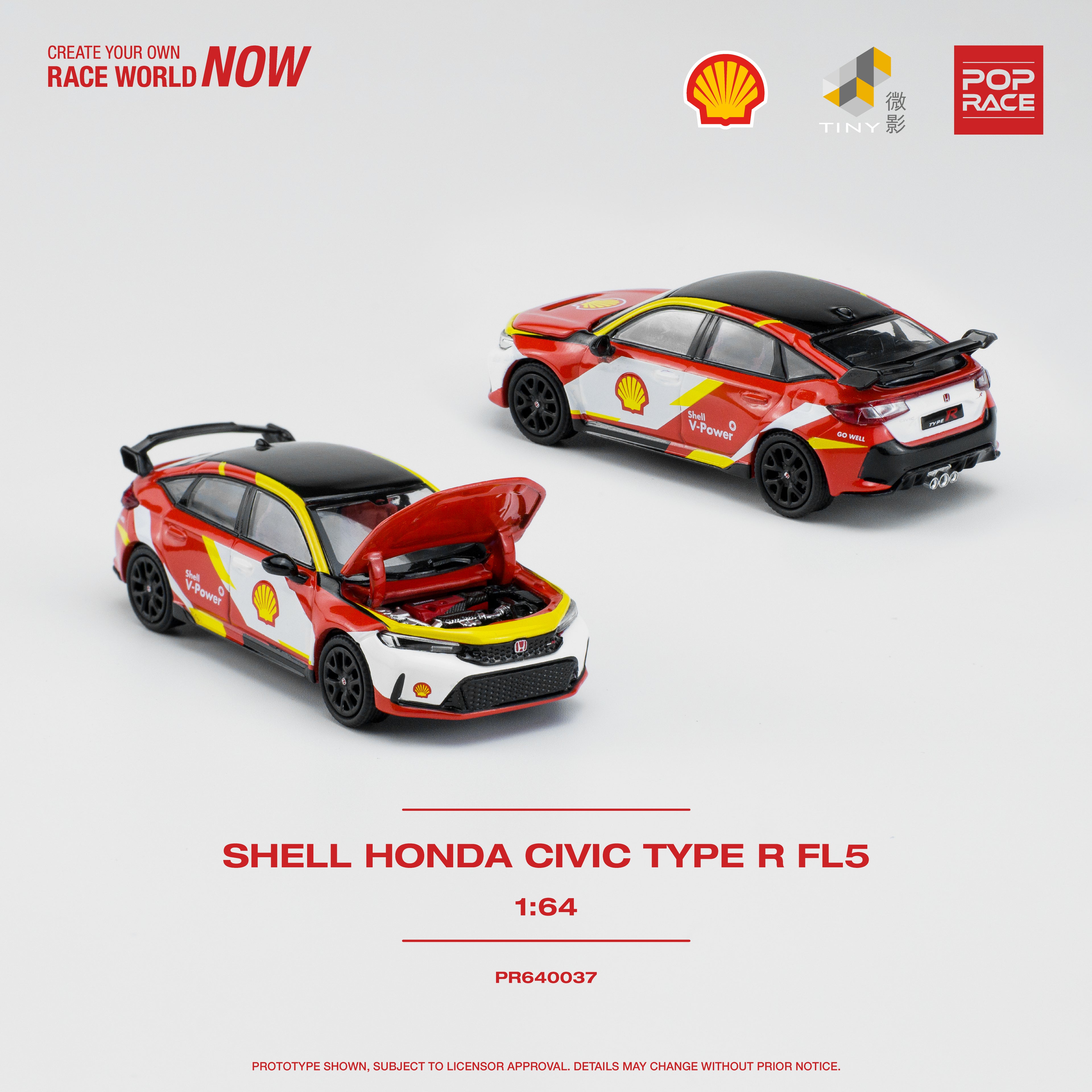 SHELL HONDA CIVIC TYPE R FL5 1/64