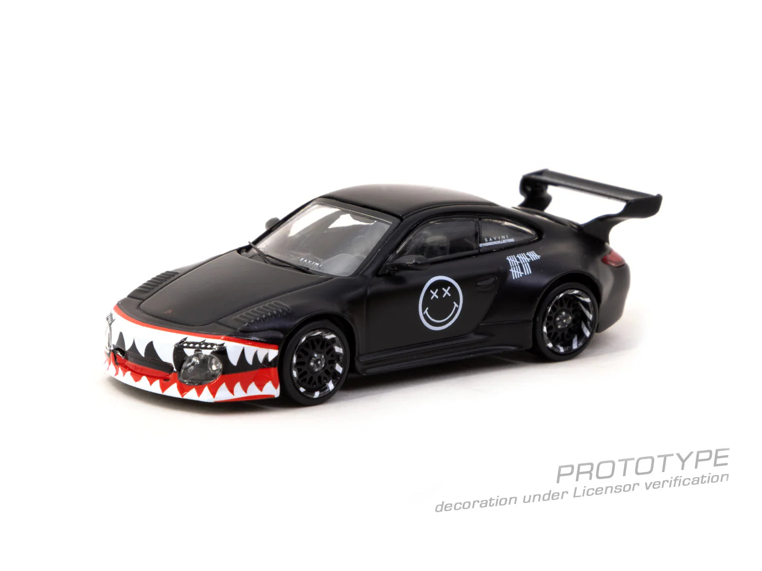 Tarmac Works 1:64 Old & New 997 Matte Black